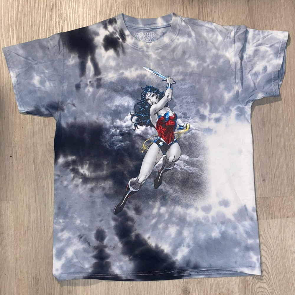 Wonder women tie dye women’s shirt